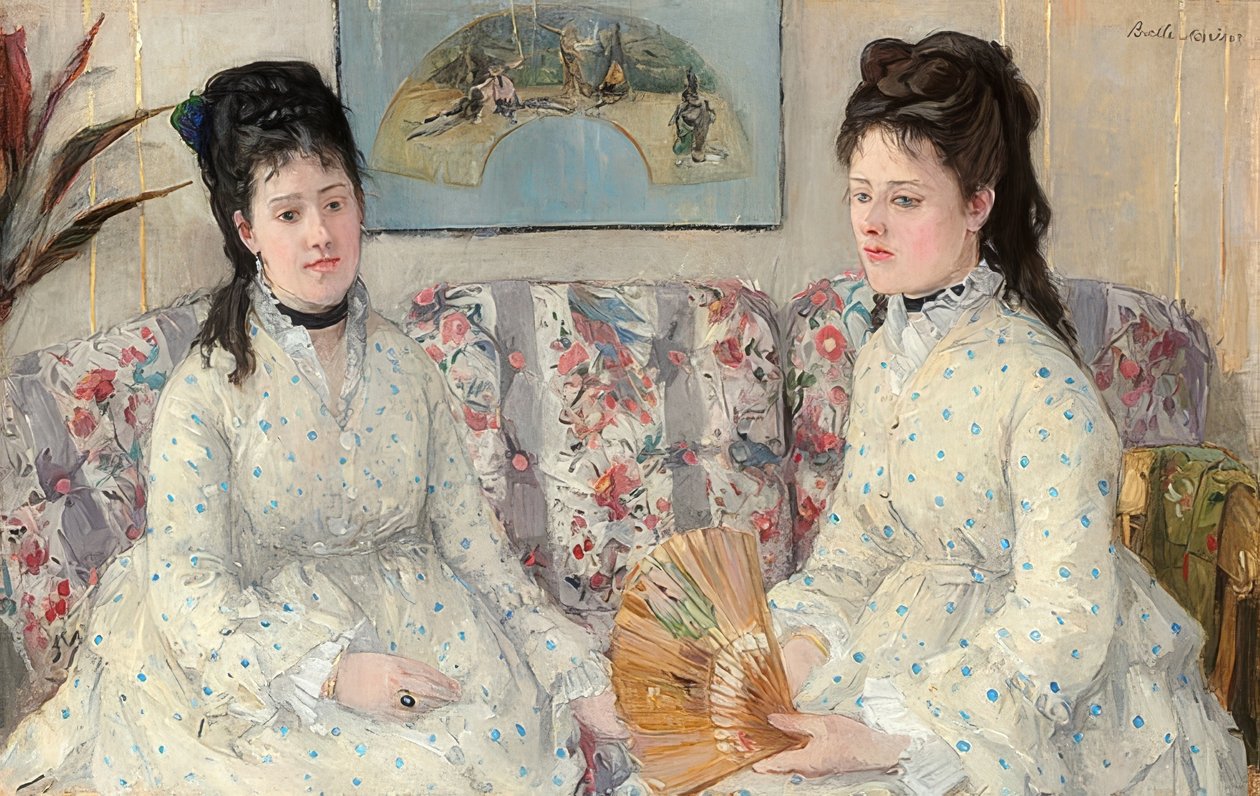 Sestry. 1869 od Berthe Morisot