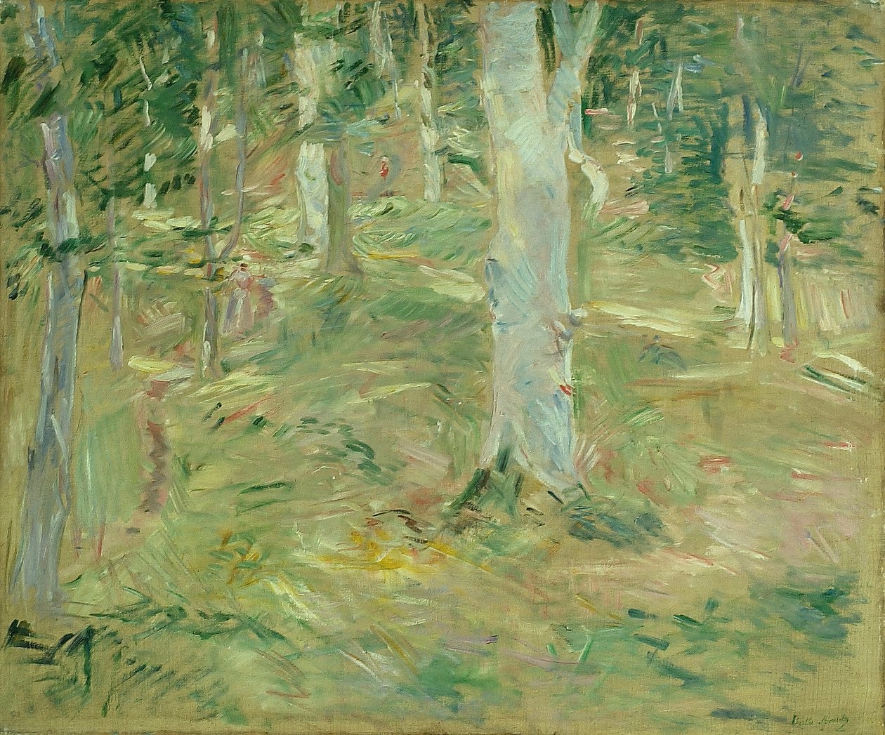 Les Compiègne, 1885. od Berthe Morisot