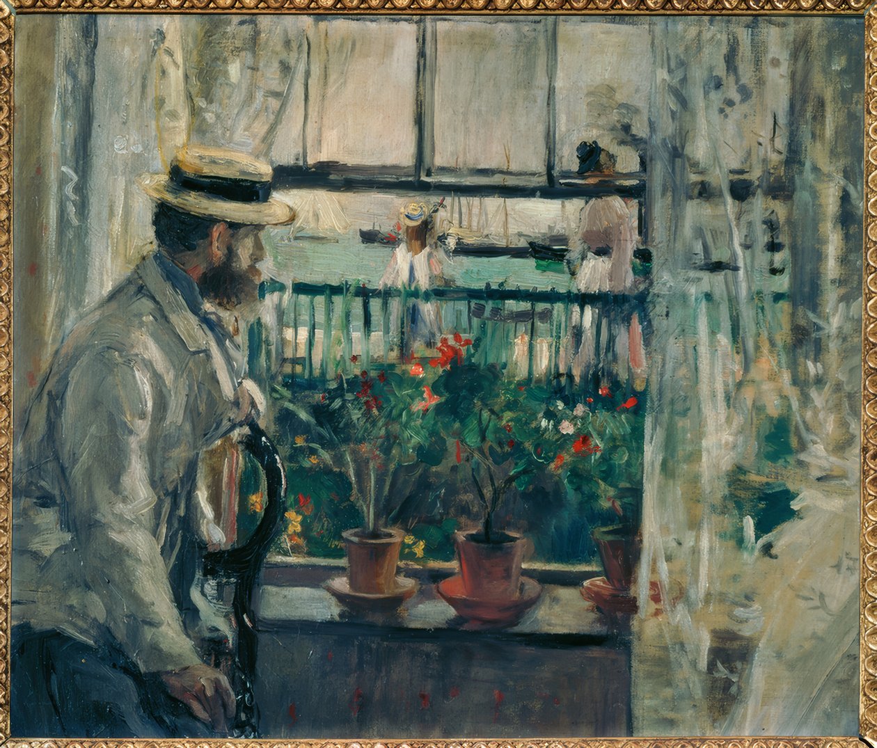 Interieur, Isle of Wight od Berthe Morisot