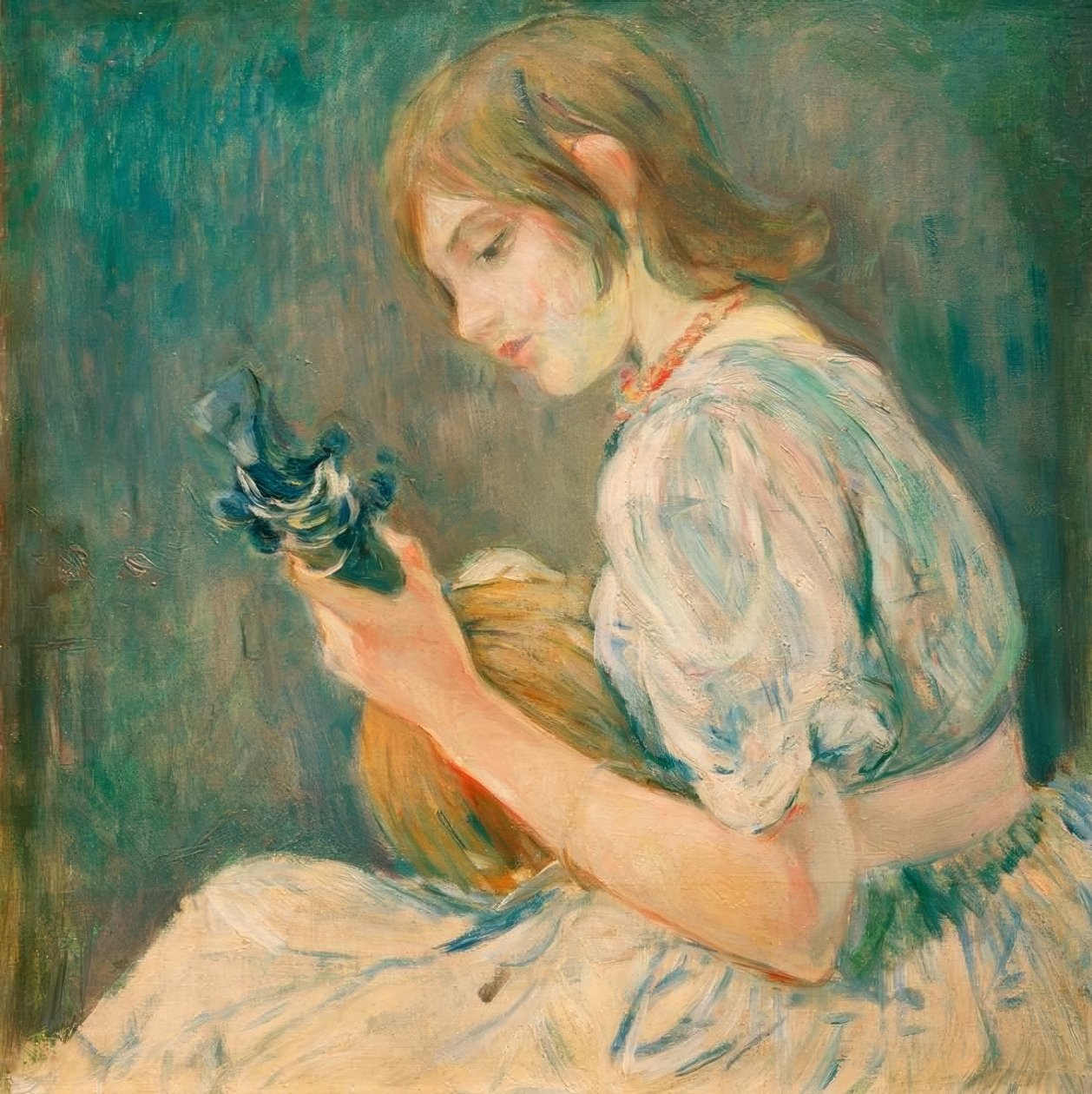 Mandolína od Berthe Morisot