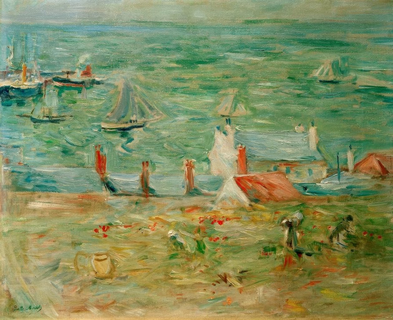 Přístav Gorey od Berthe Morisot