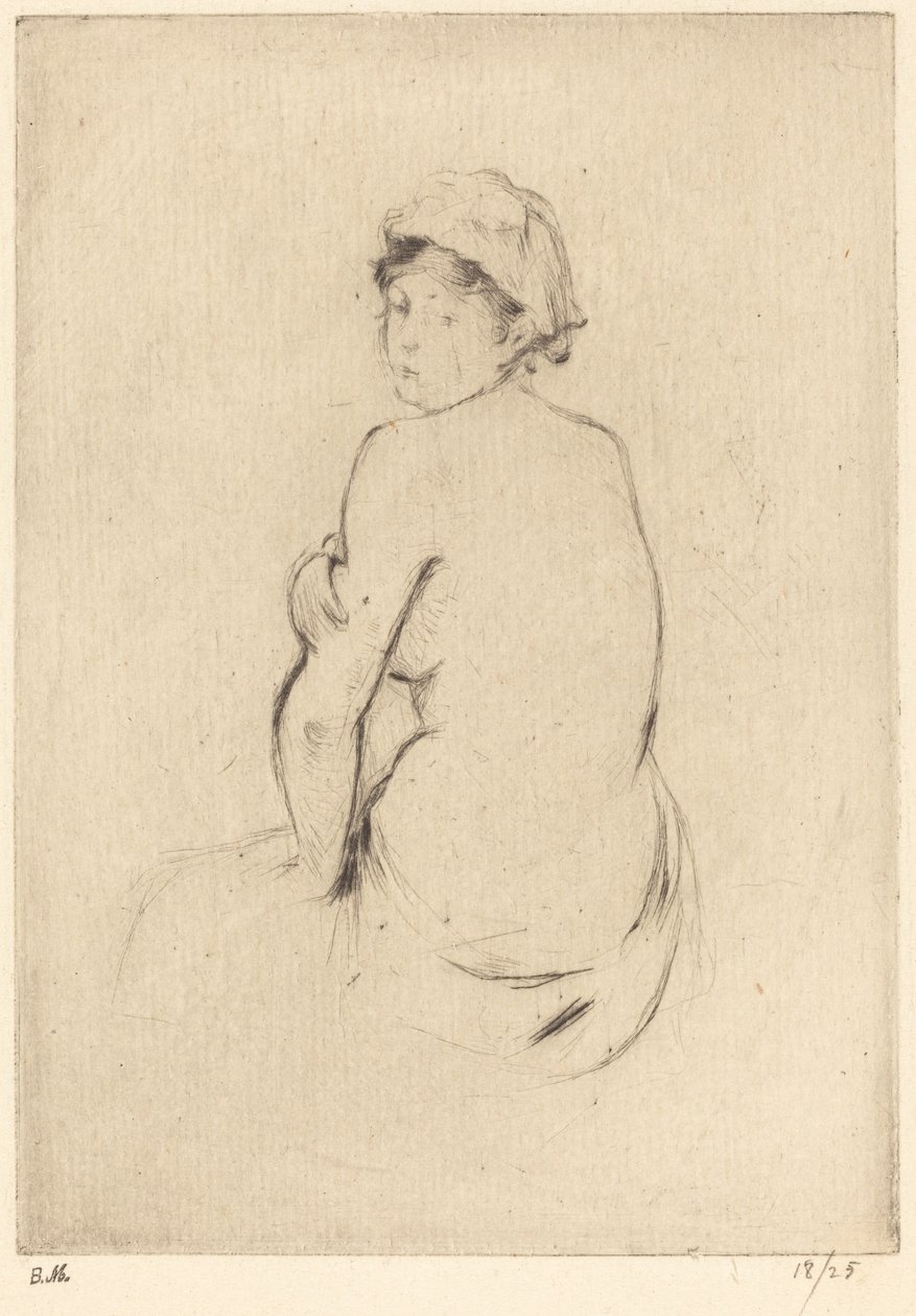 Nahá, 18881890. od Berthe Morisot