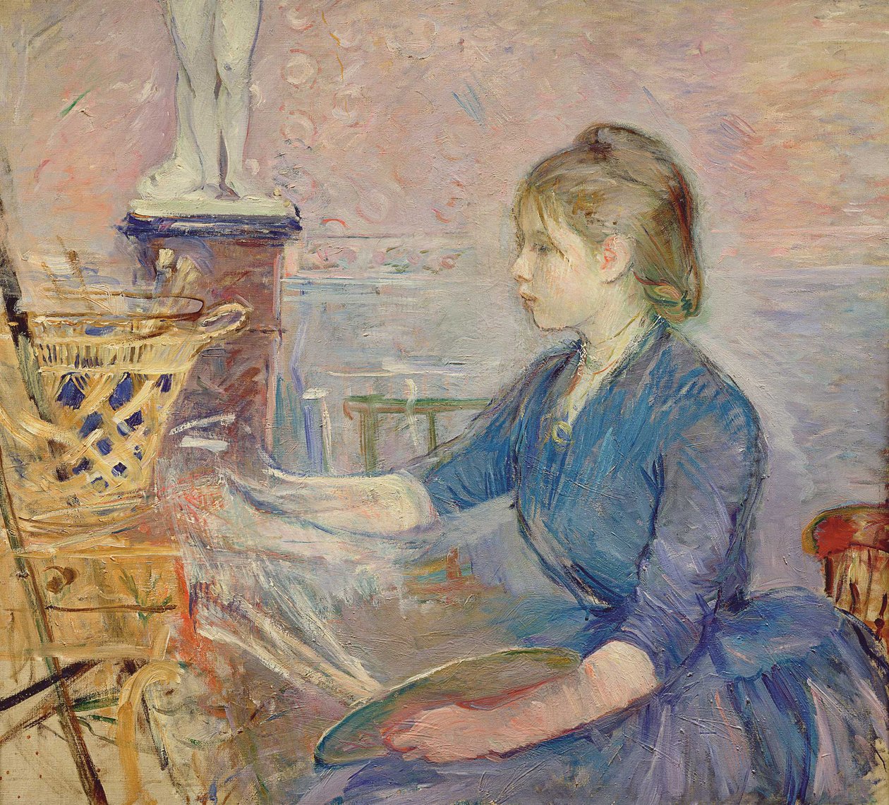 Obraz Paule Gobillarda, 1887 od Berthe Morisot