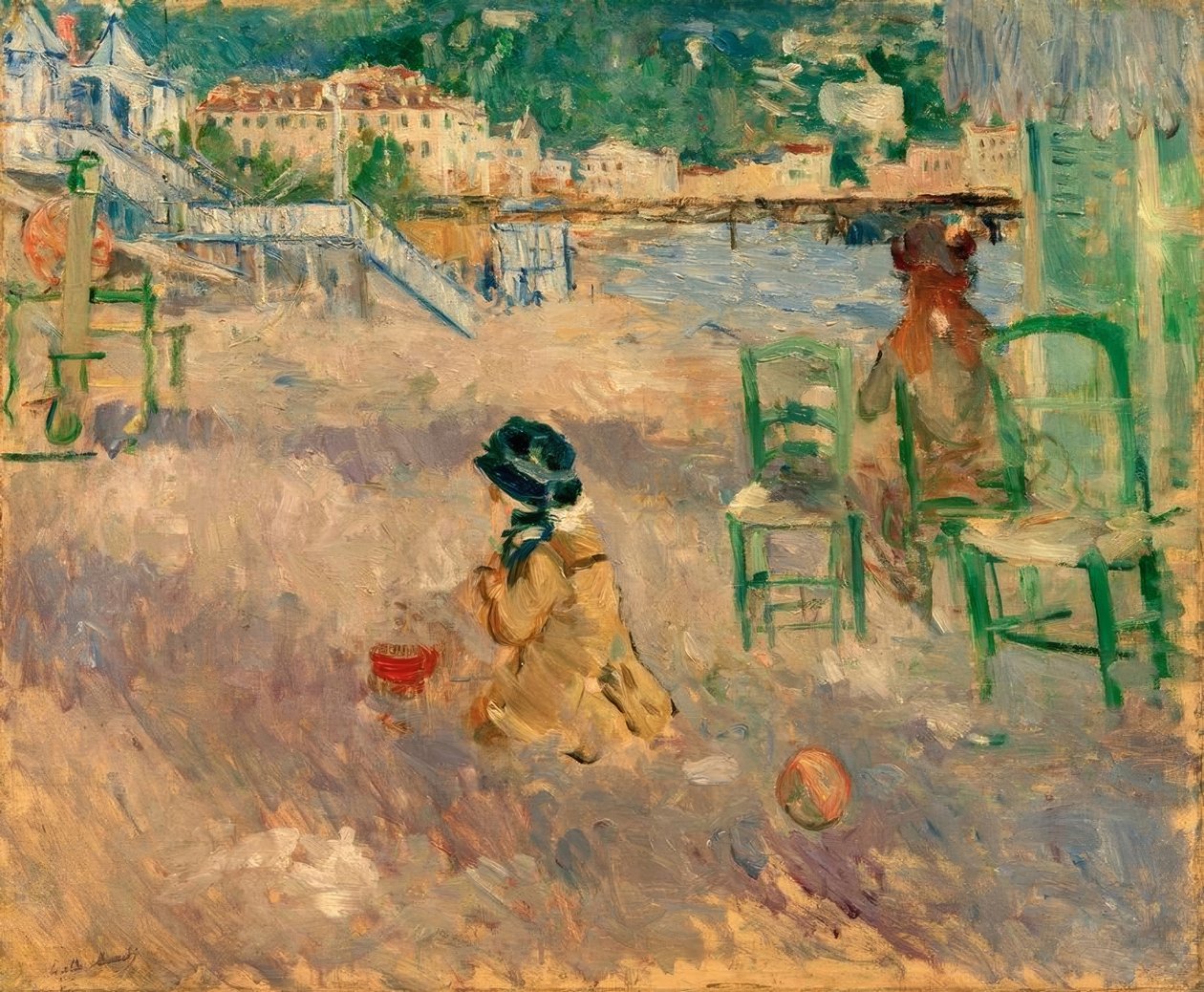 Pěkná pláž od Berthe Morisot