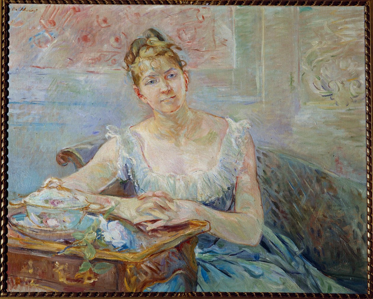 Portrét Louise Riesener od Berthe Morisot