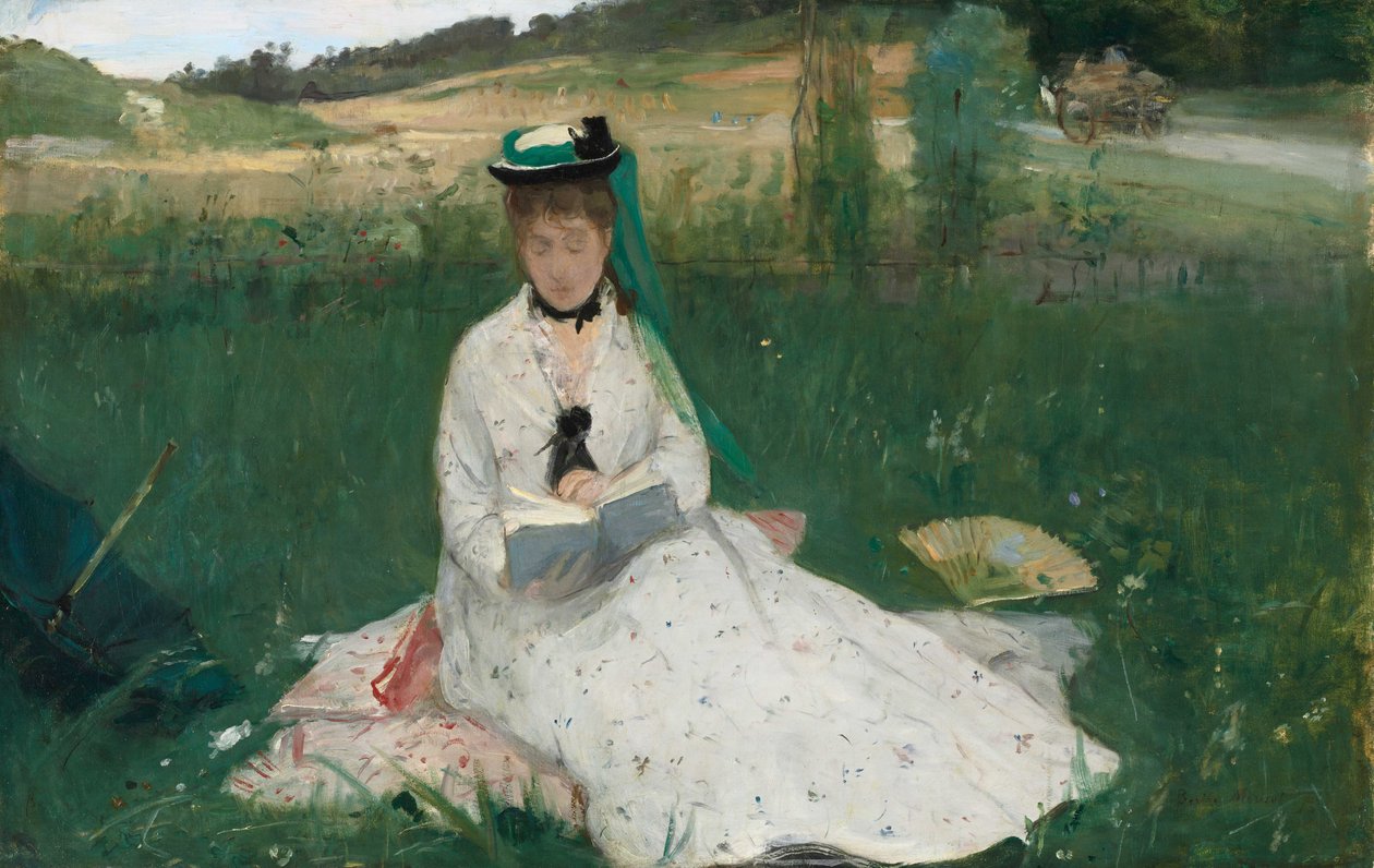 Reading, 1873 od Berthe Morisot