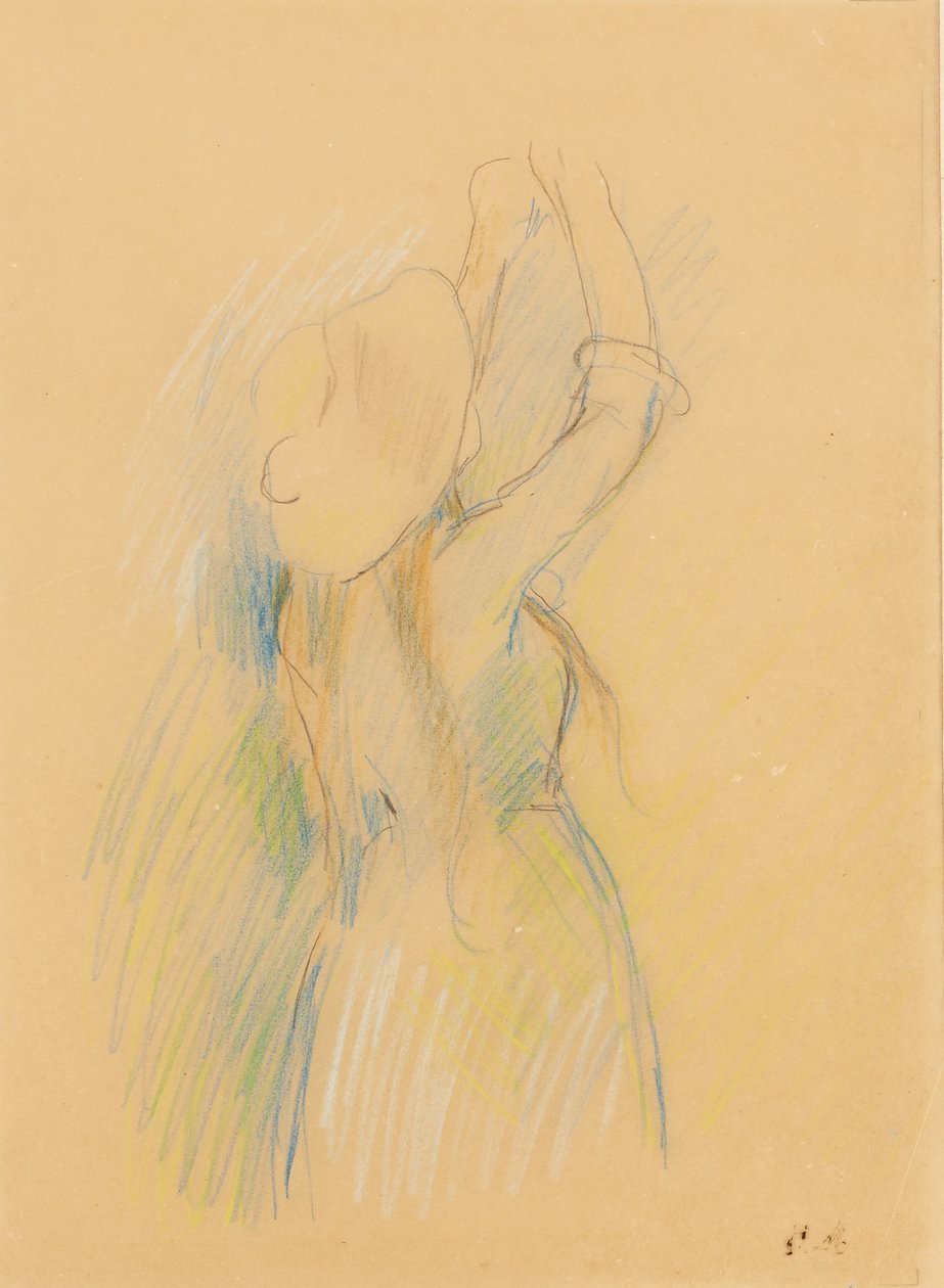 Studie pro "Třešeň", 1891 od Berthe Morisot