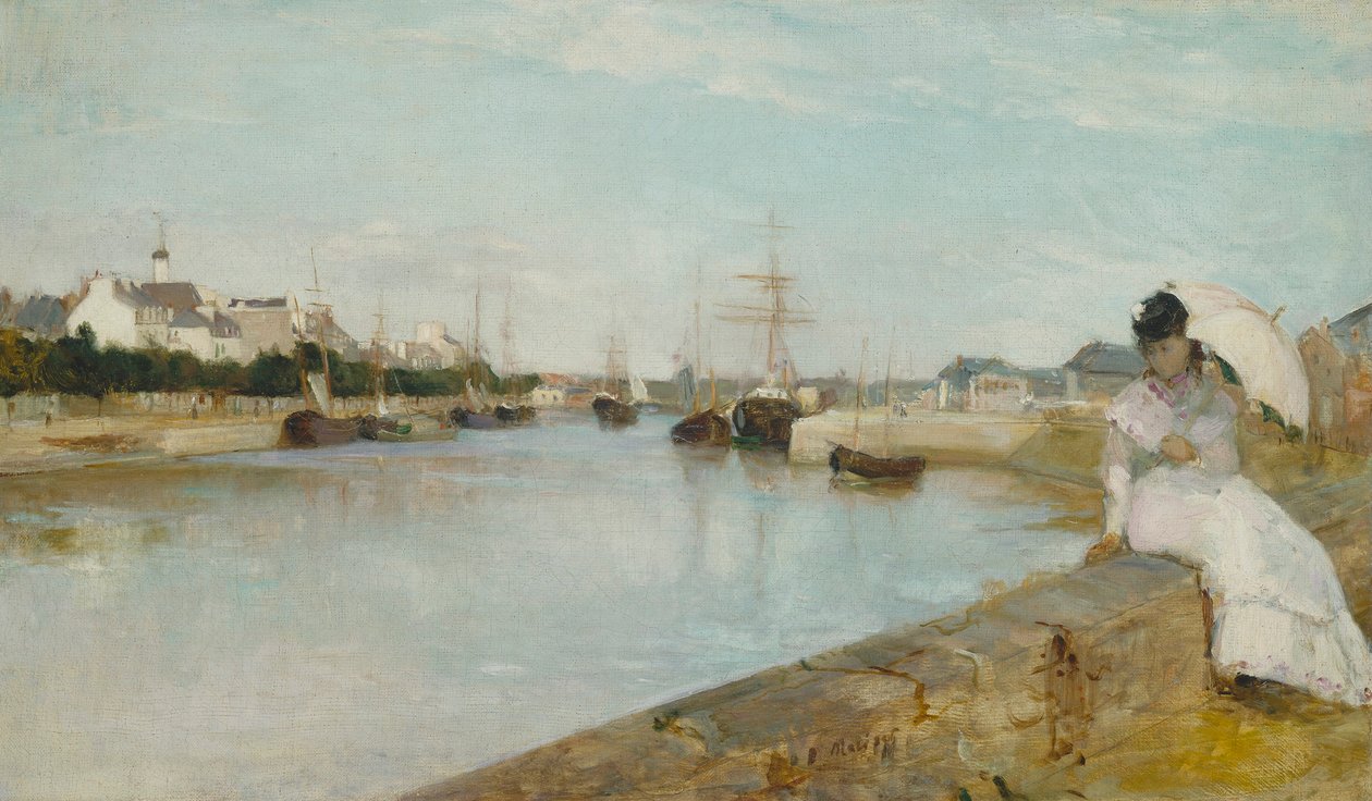 Přístav v Lorientu, 1869 od Berthe Morisot