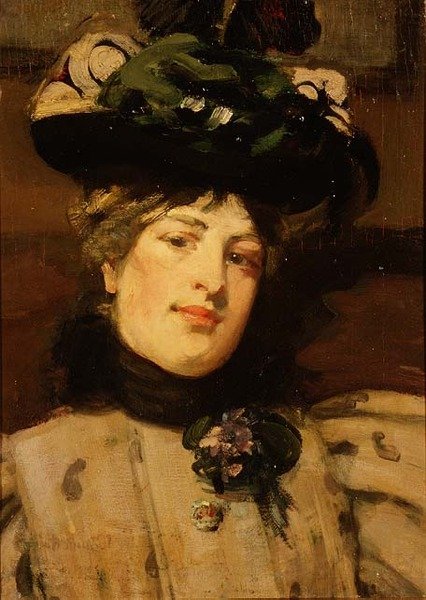 Portrét dámy od Bessie MacNicol