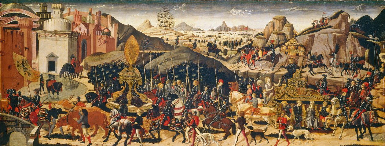 Camillův triumf, asi 14701475 (tempera na desce) od Biagio and Workshop d