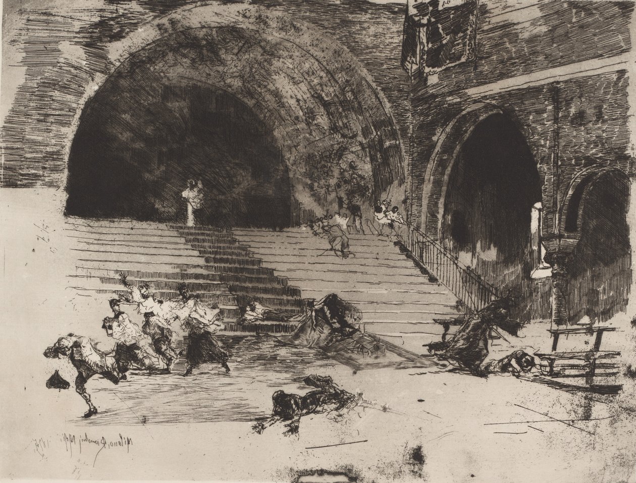 A Miracle Un Miracle, 1874. od Bianchi Mose