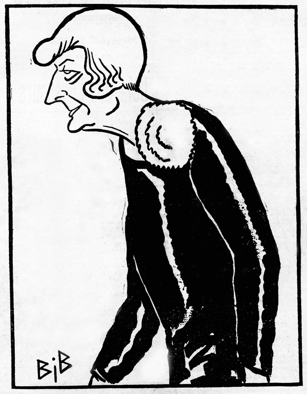 karikatura Charlotte Lyses od Bib