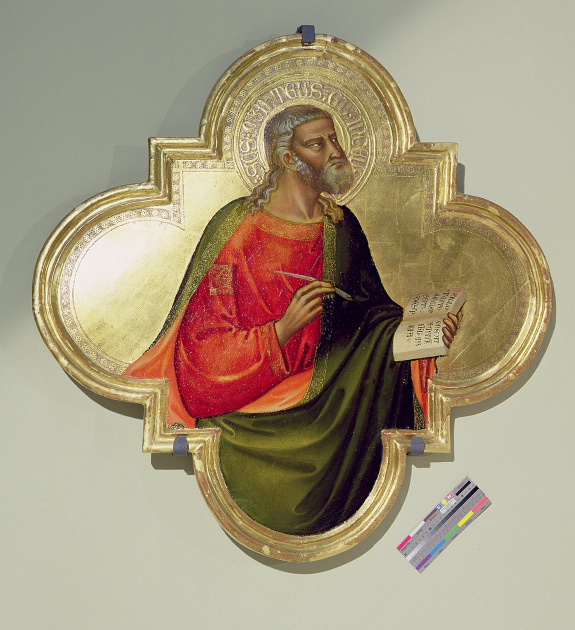 Sv. Marka (tempera a plátkové zlato na panelu) od Bicci di Lorenzo