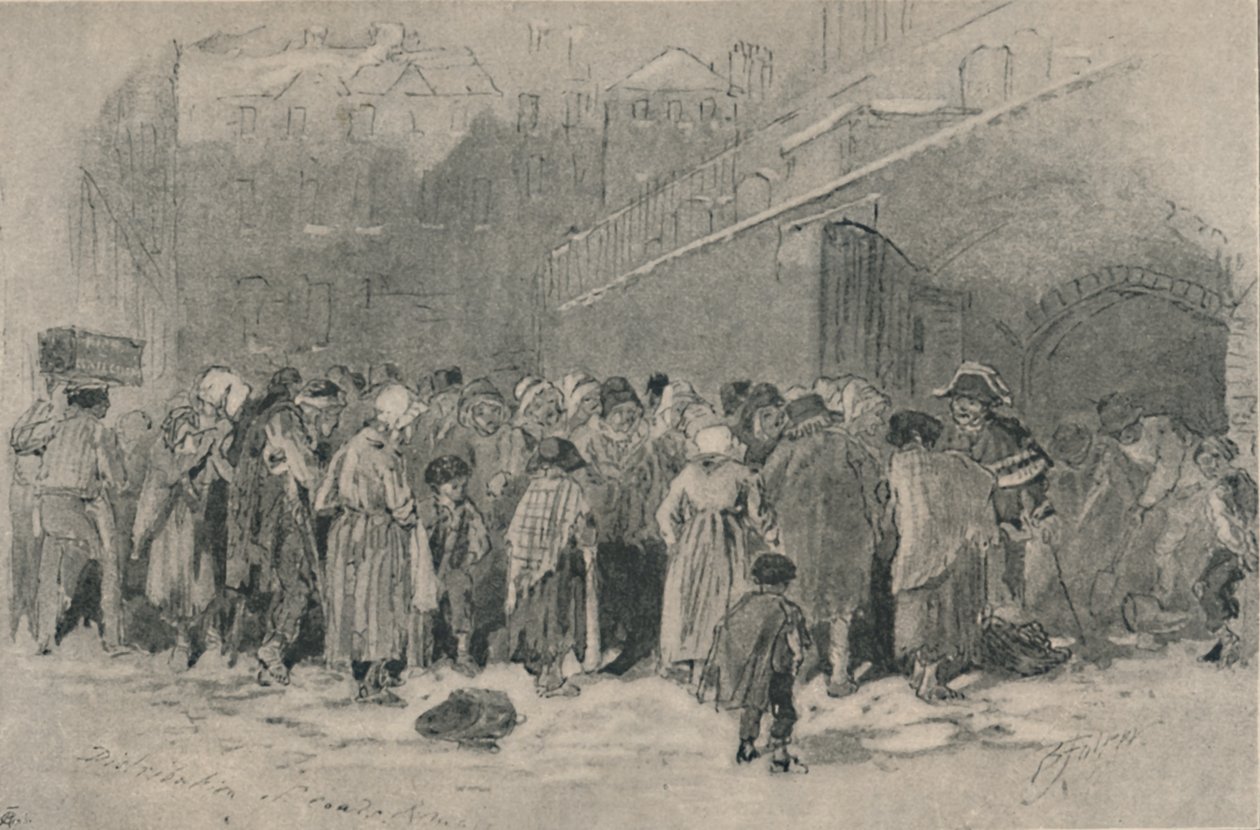 Distribuce uhlí, polovina-konec 19. století. od Birket Foster