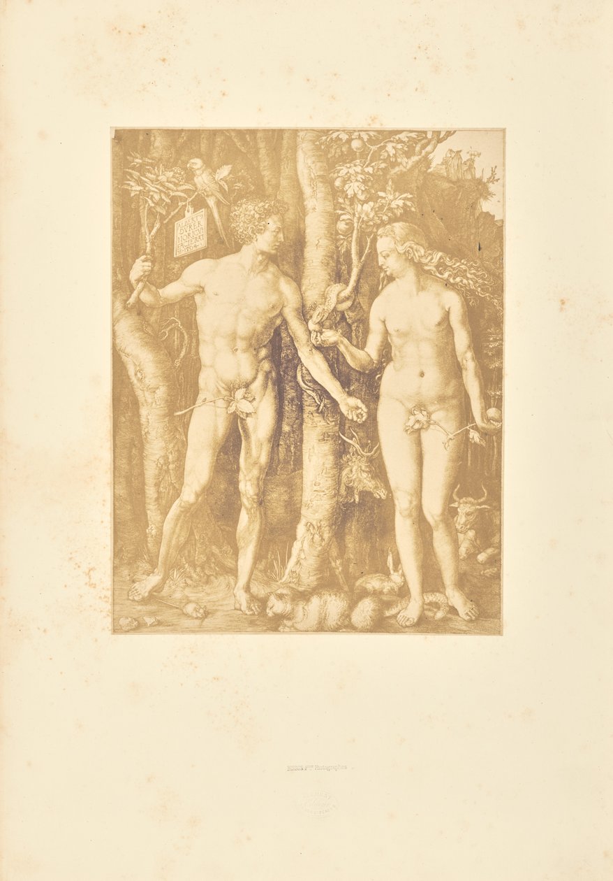 Adam a Eva od Bisson Frères