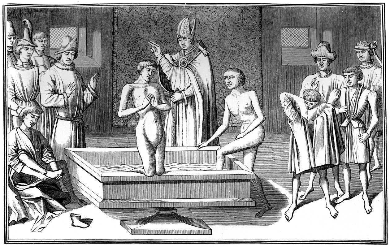 Křest, 15. století 1849. od Bisson and Cottard
