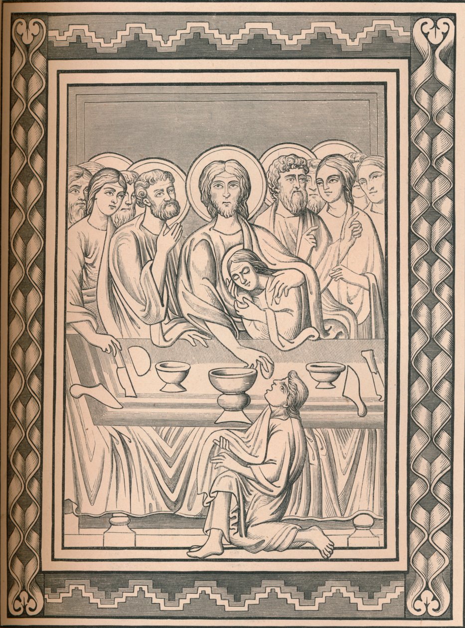 Kristus a svatí, 12. století, 1849. od Bisson and Cottard
