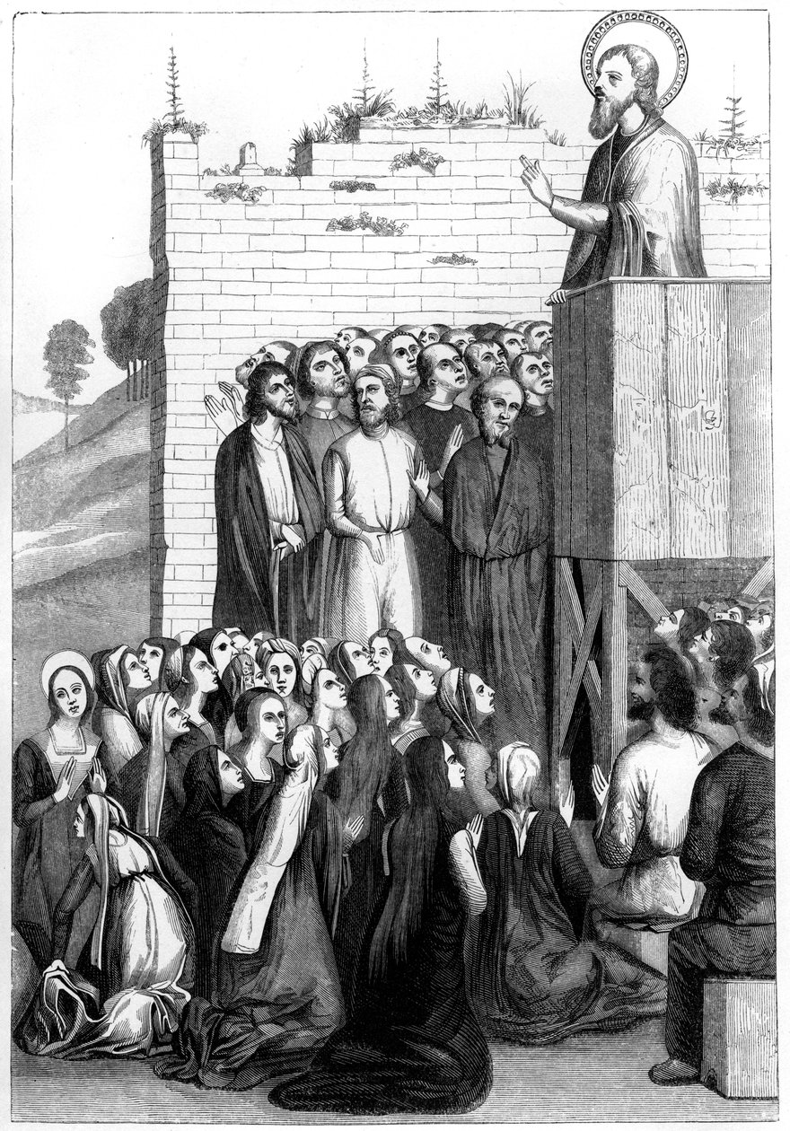 Kristovo kázání, 15. století 1849. od Bisson and Cottard