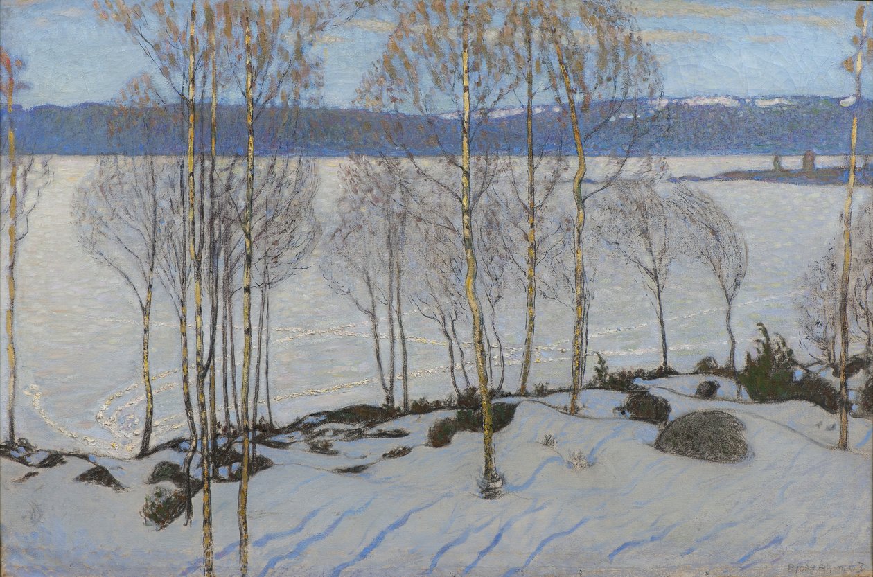 The Approach of Spring, 1903 od Bjorn Ahlgrenson