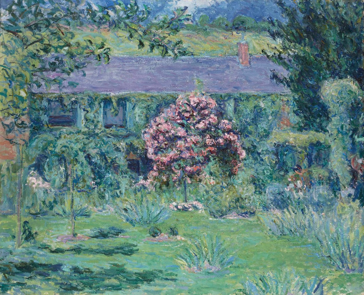Francouzsky: La maison de Monet à Giverny (Monetův dům v Giverny) od Blanche Hoschede Monet