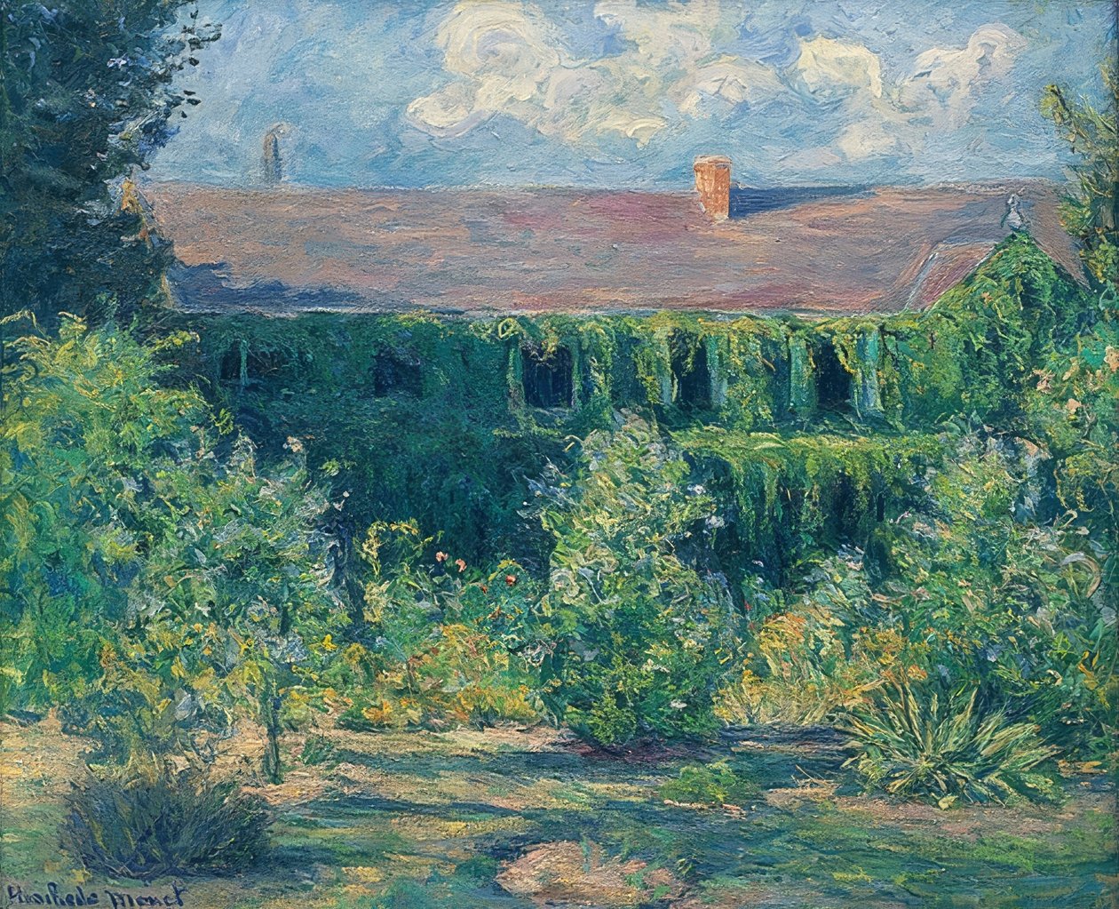 Dům a zahrada Clauda Moneta od Blanche Hoschede Monet
