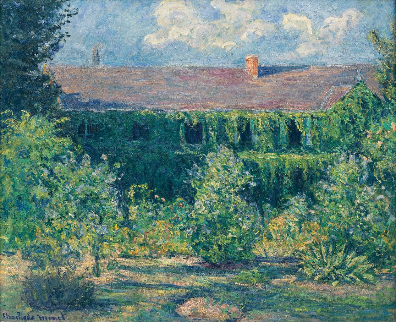 Dům a zahrada Clauda Moneta od Blanche Hoschede Monet