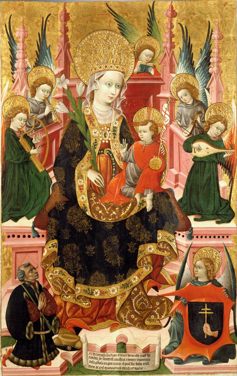 Virgin of Mosén Esperandeu de Santa Fe od Blasco de Granen