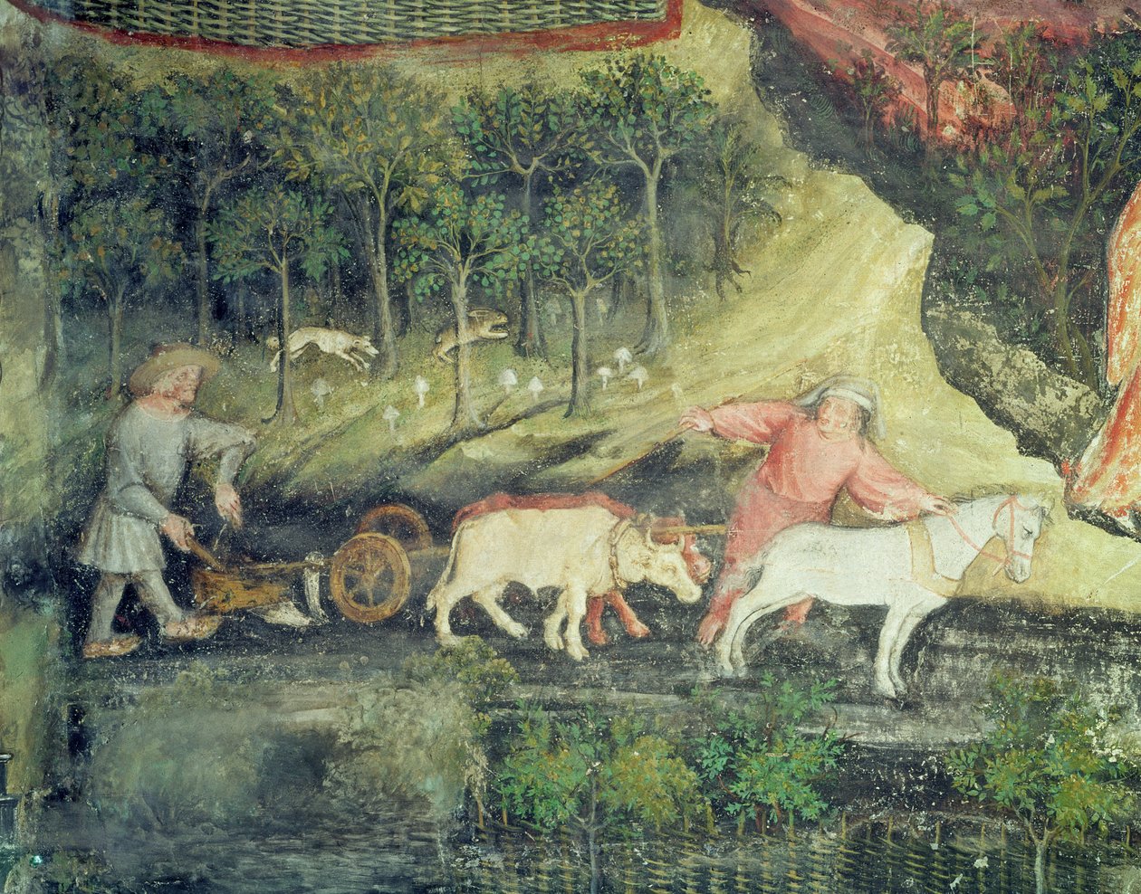 Měsíc duben (detail 75564) od Bohemian School