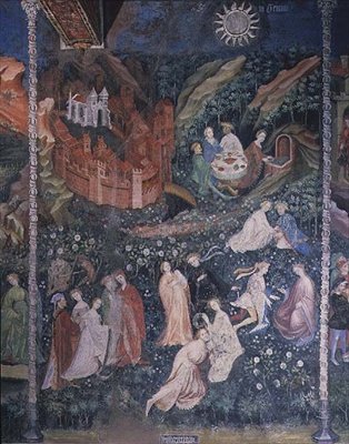 Měsíc květen, cca 1400 od Bohemian School