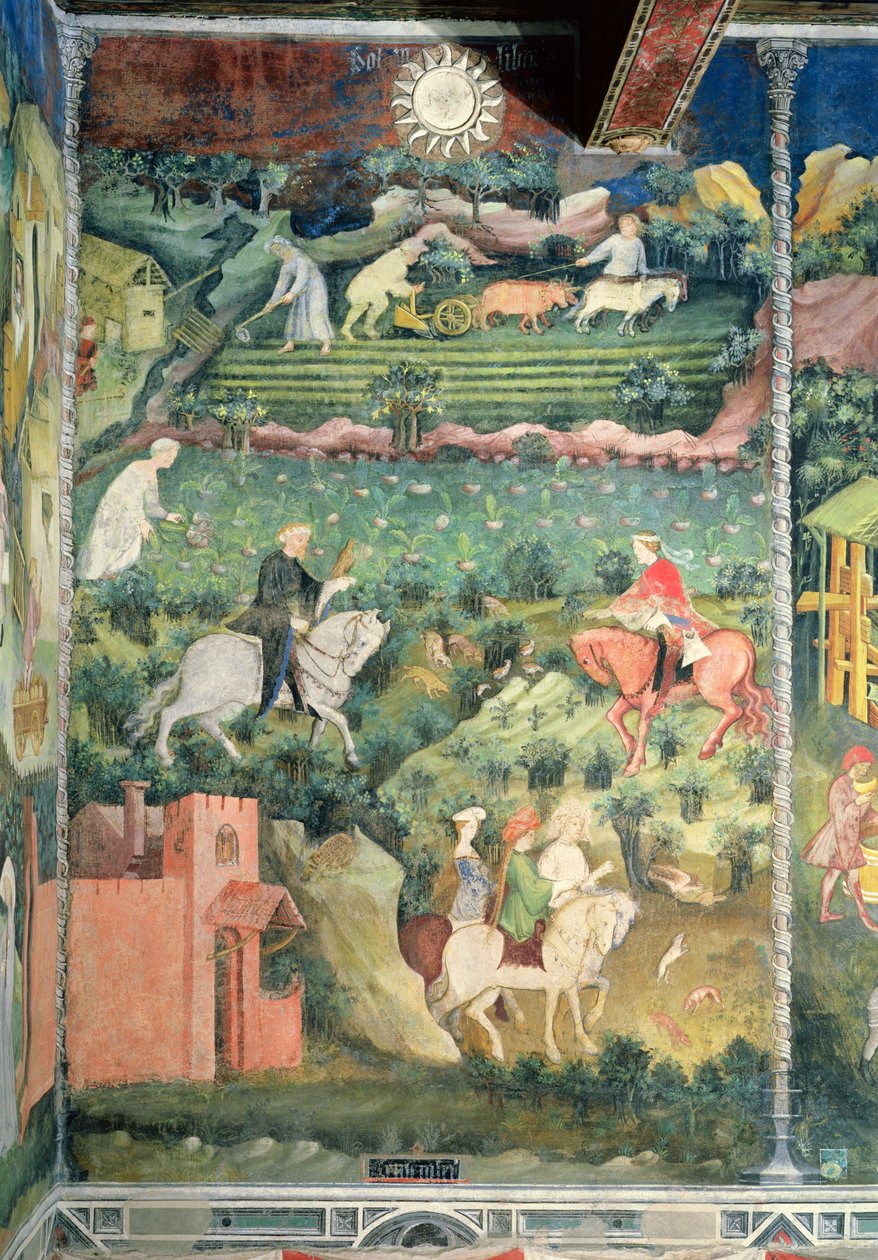 Měsíc září, cca 1400 od Bohemian School