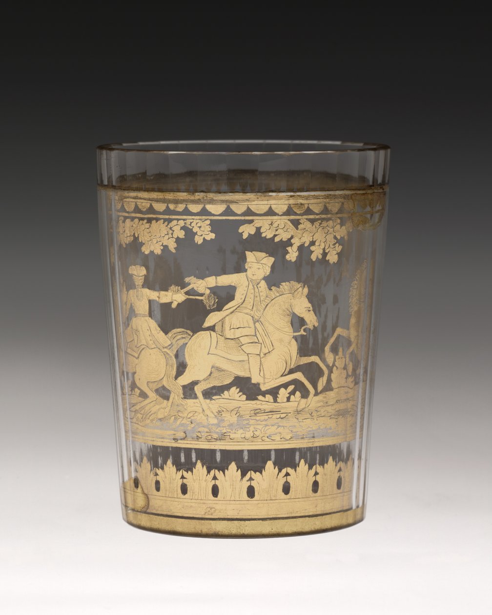 Tumbler, kolem roku 1730 od Bohemian School
