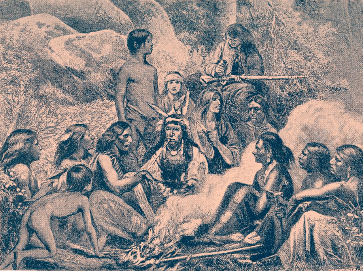 Indiánský tábor Navajo od Bohuslav Kroupa