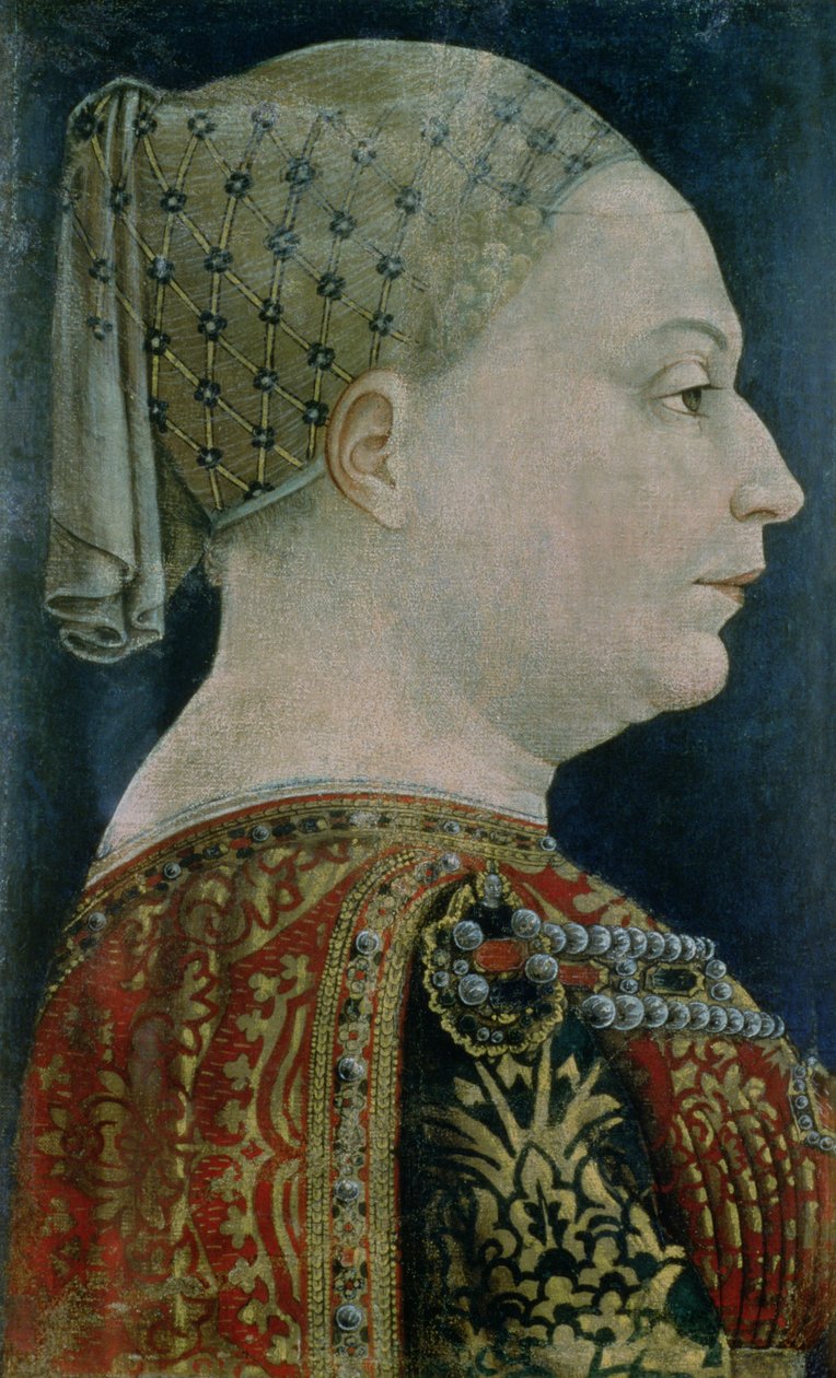 Portrét Marie Sforzy od Bonifacio Bembo