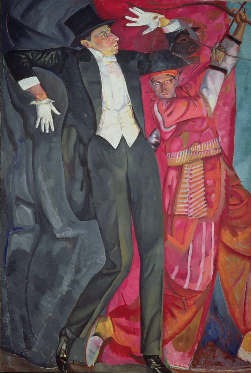 Portrét producenta Vsevoloda Emilieviče Meyerholda (1874-1940) 1916 od Boris Dmitrievich Grigoriev