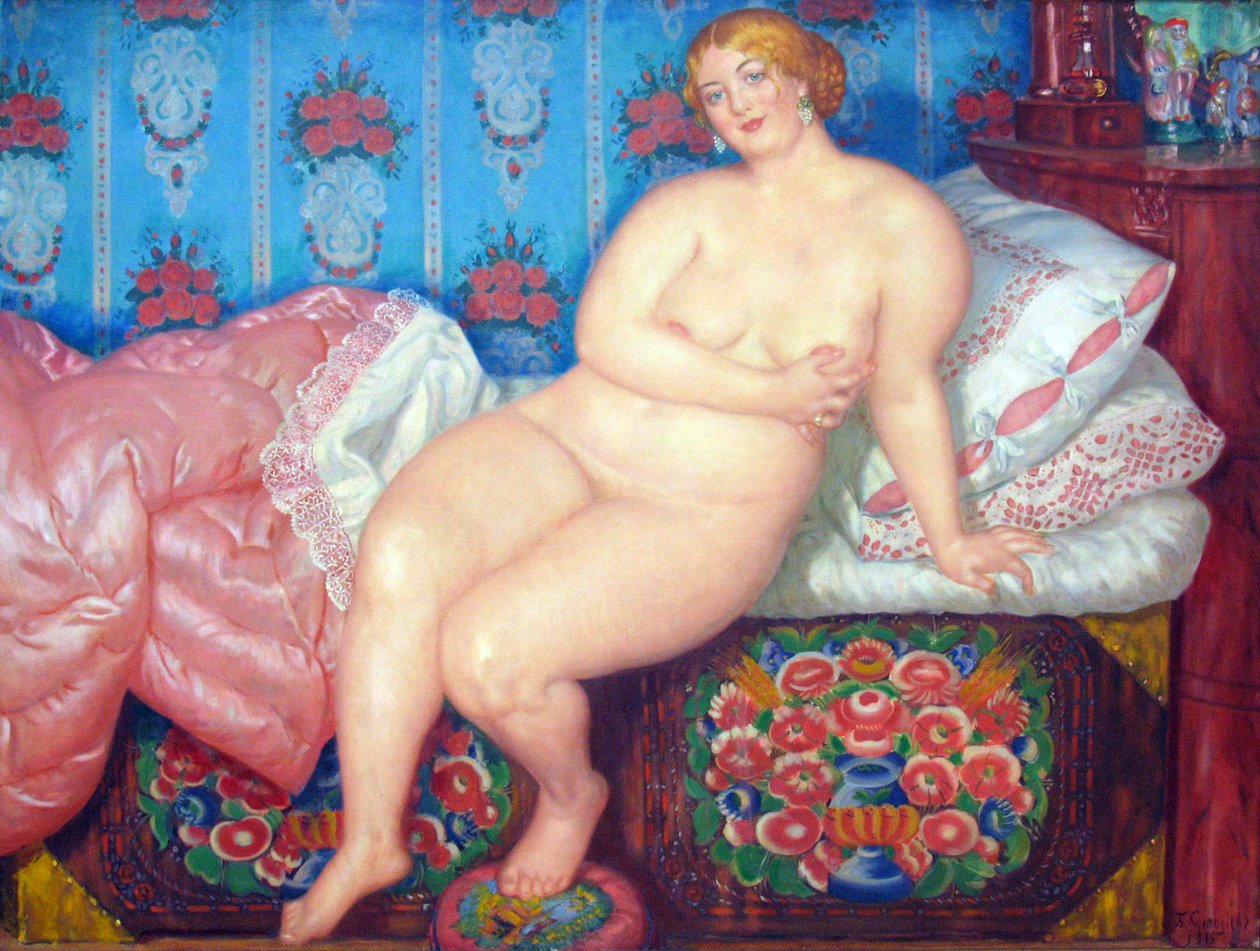 The beautynDeutsch: Die Schone, 1915n:, 1915.. n:, 1915 ... n od Boris Mikhailovich Kustodiev