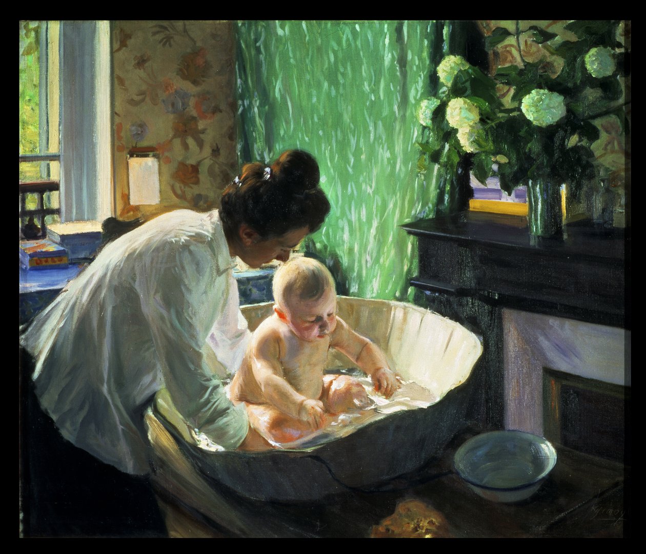 Ráno, 1910 od Boris Mikhailovich Kustodiev