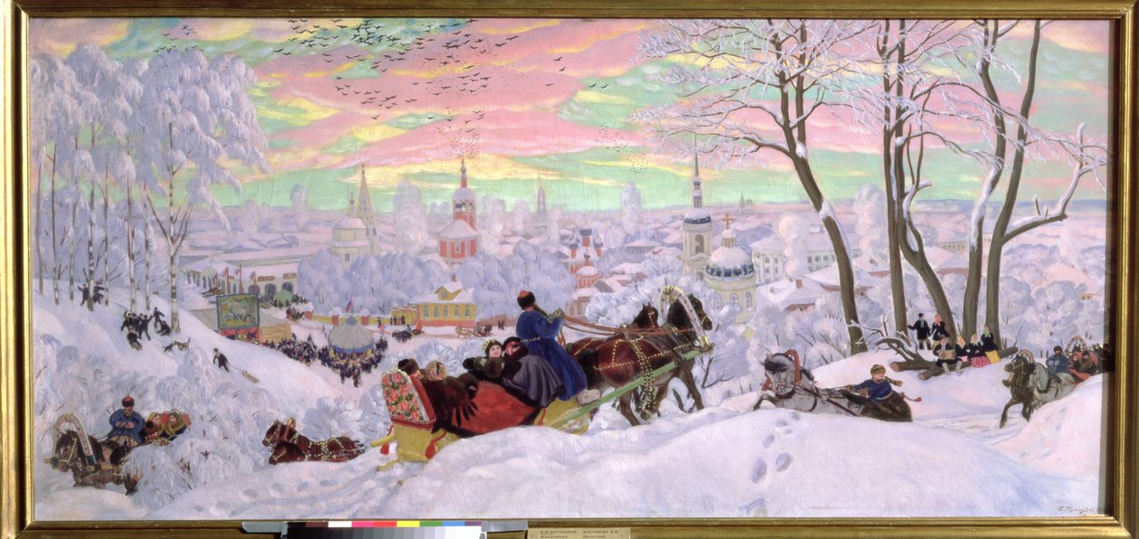 Masopust, 1916 od Boris Mikhailovich Kustodiev