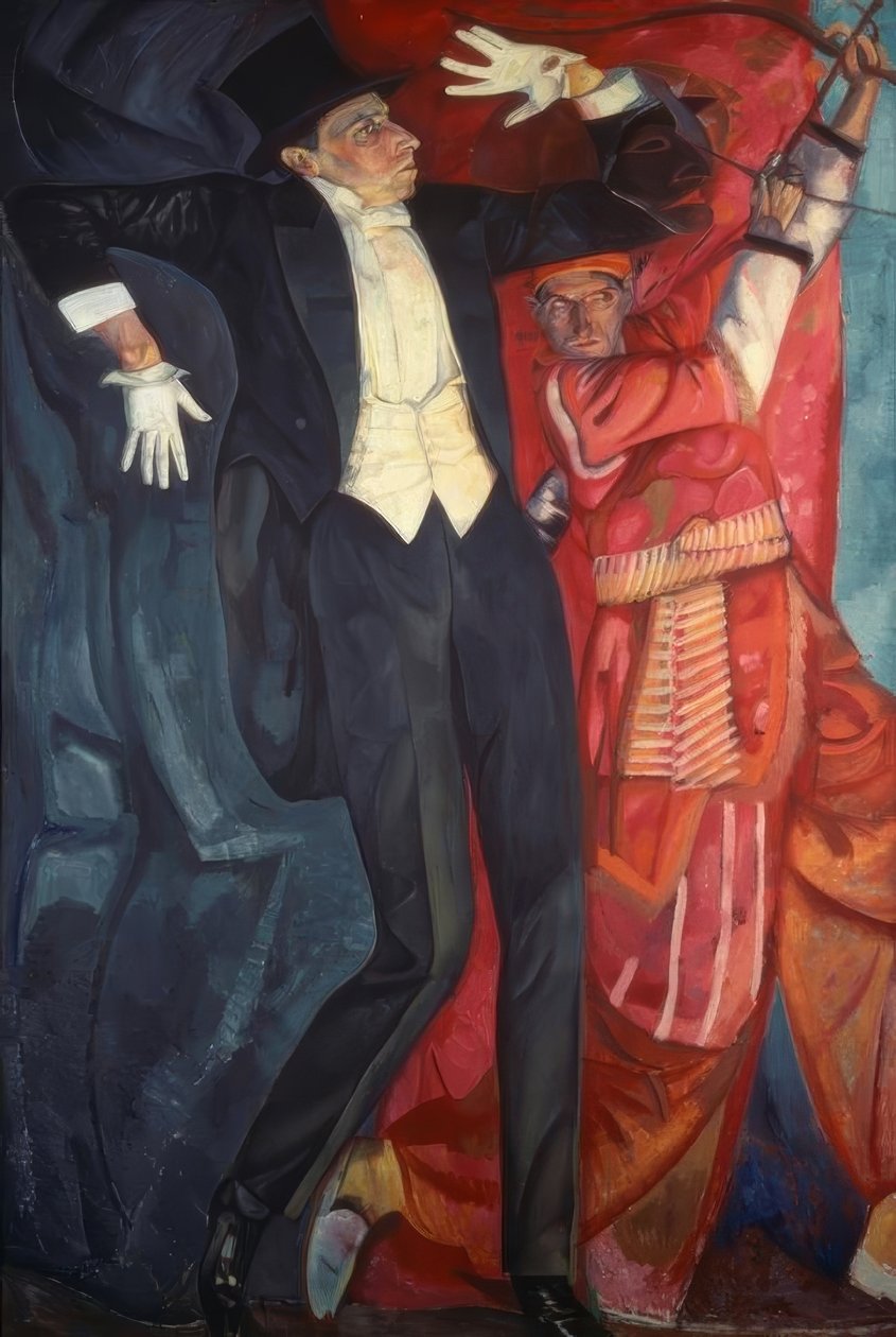 Portrét W.E. Meyerholda od Boris D. Grigorjew