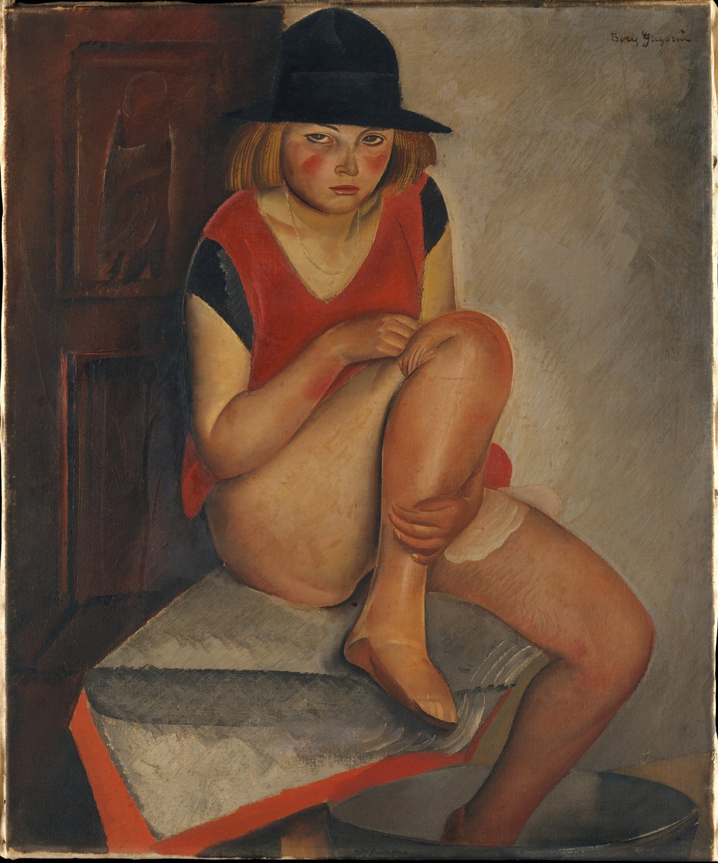 Model, asi 1926 od Boris Dmitrievich Grigoriev