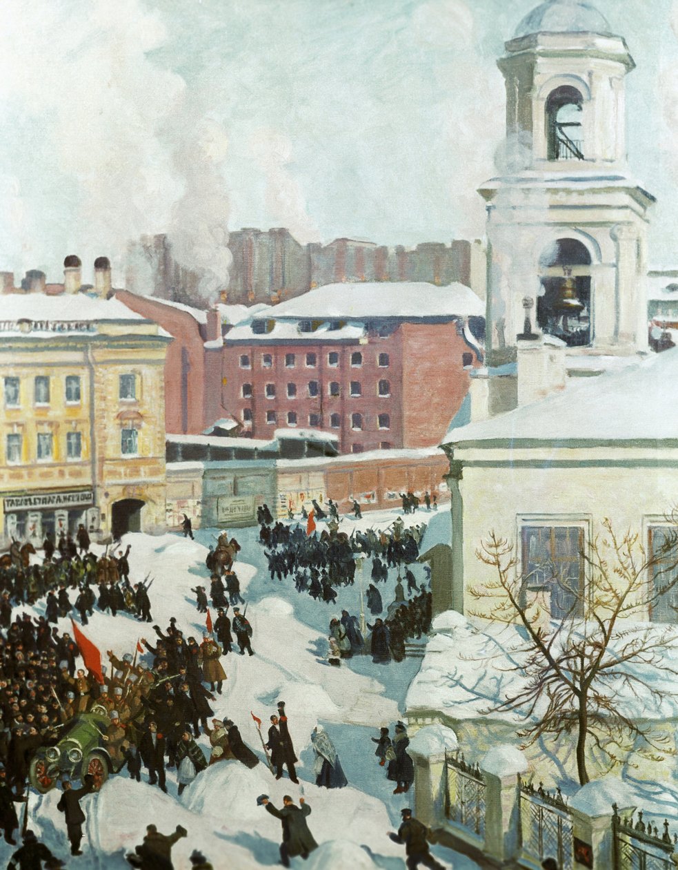 27. února 1917 1917 od Boris Mikhailovich Kustodiev