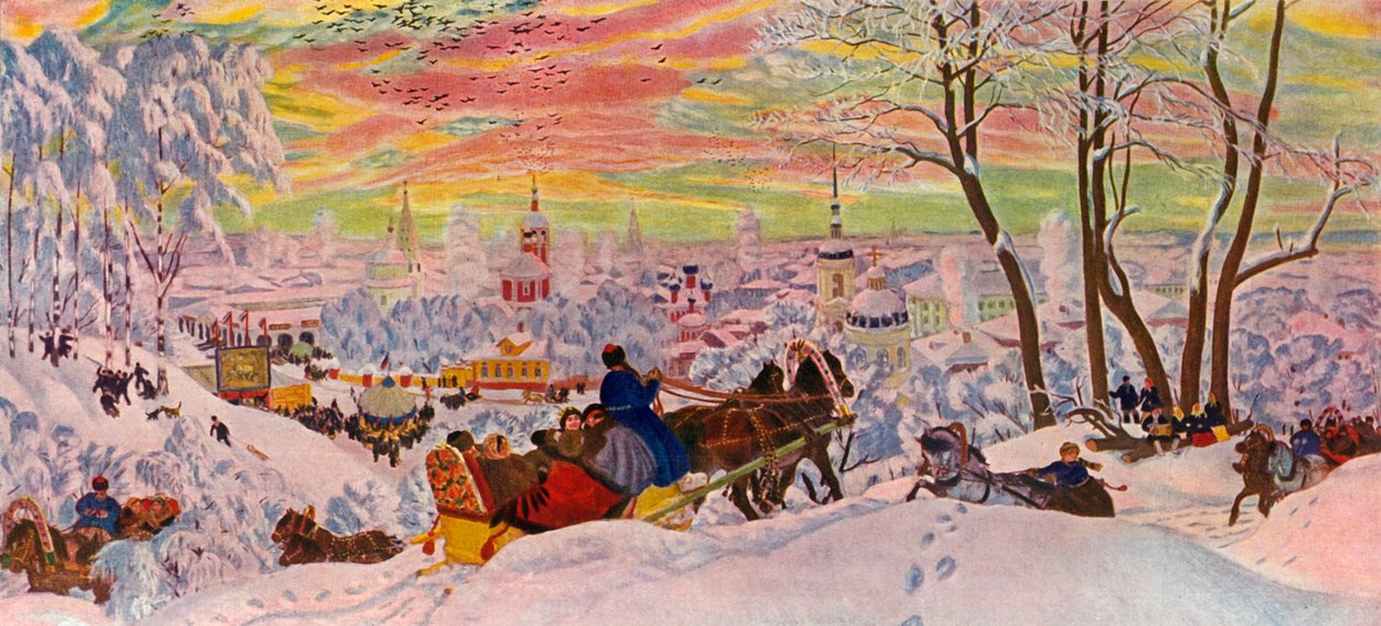 Masopust, 1916, 1939. od Boris Mikhailovich Kustodiev