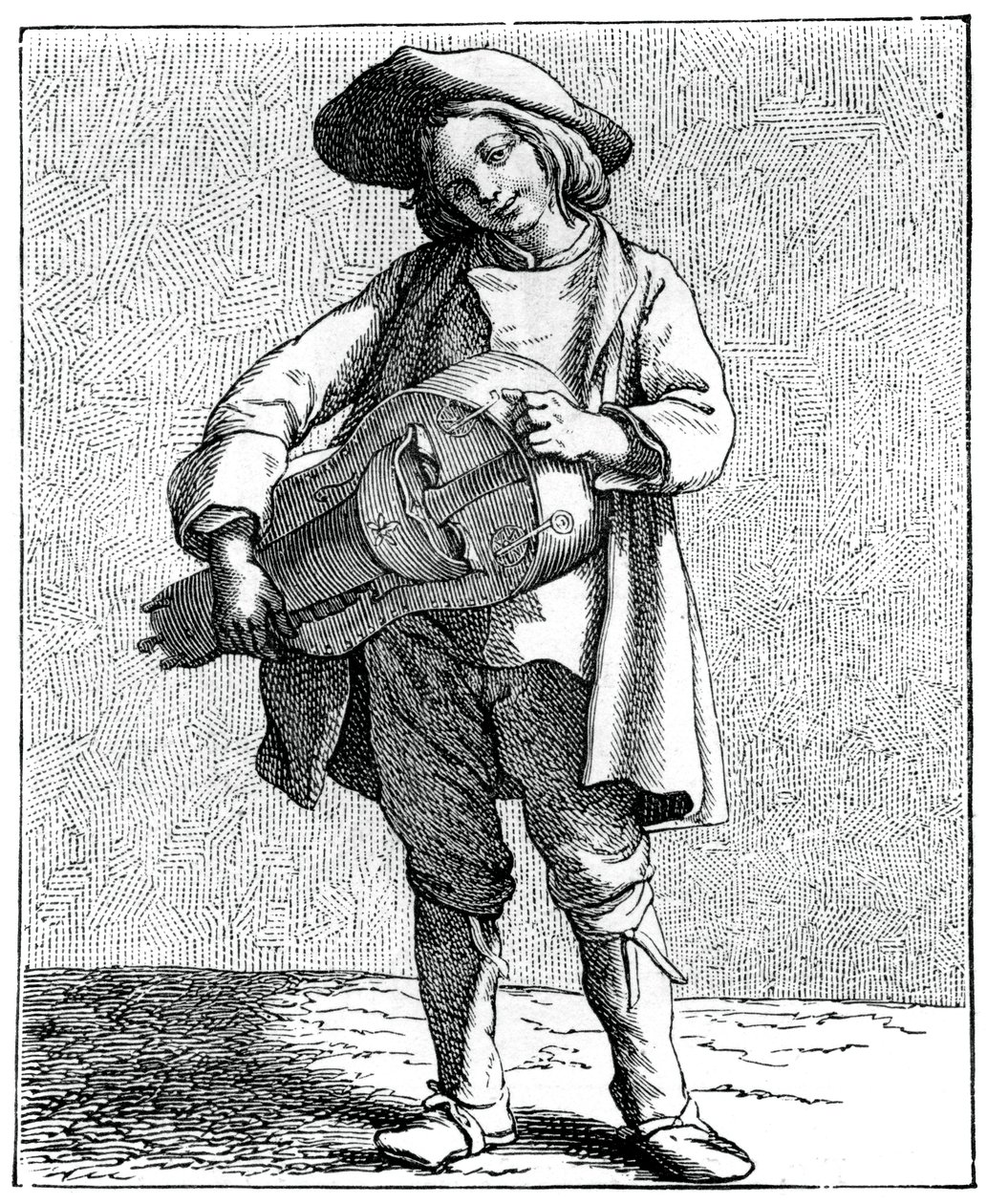 Hráč hurdisky, 1737-1742. od Bouchardon