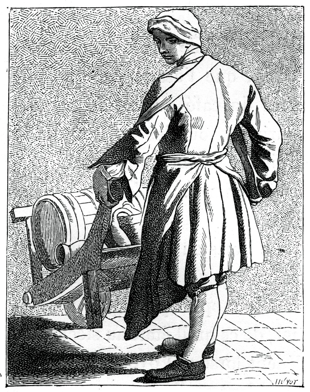 Cestující výrobce octa, 1737-1742. od Bouchardon
