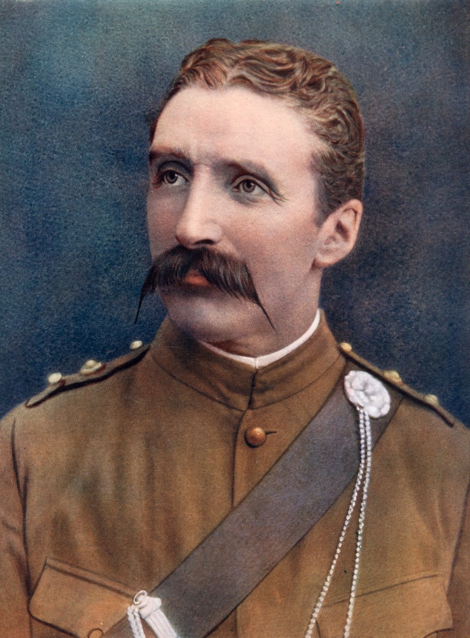 Podplukovník DM Lumsden , britský voják, 1902. od Bourne and Shepherd