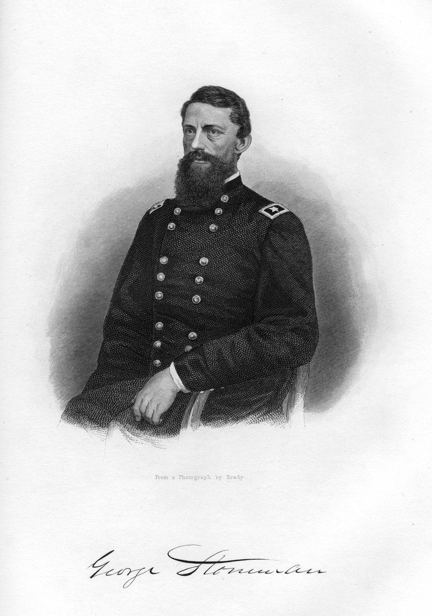 George Stoneman, unijní generál kavalérie, 1862-1867. od Brady