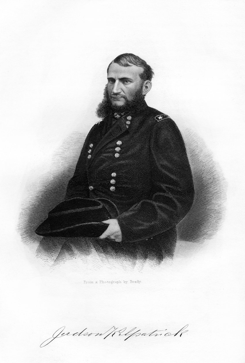 Hugh Judson Kilpatrick, generálmajor American Union, 1862-1867. od Brady