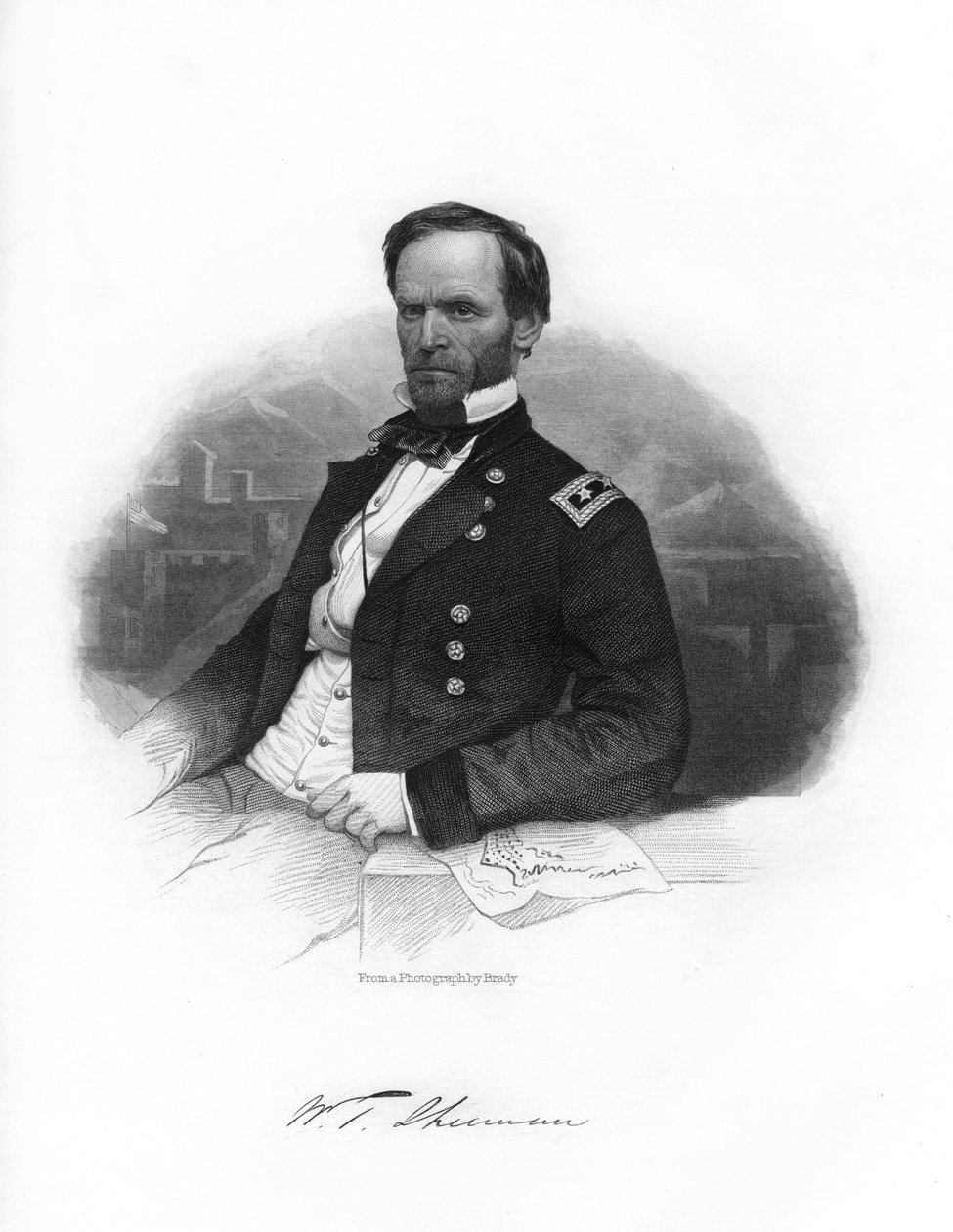 William Tecumseh Sherman, generál Unie, 1862-1867. od Brady