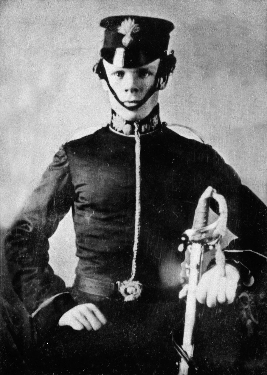 Portrét praporčíka T. Cadella, 2nd European Fusiliers, nd. (daguerrotypie) od British Photographer
