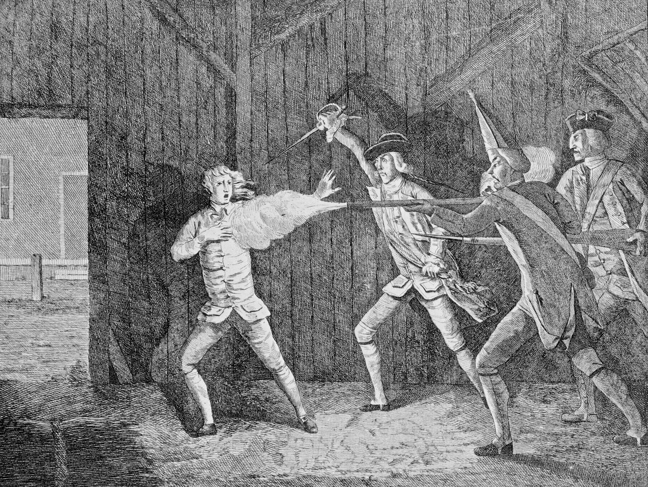 Skotské vítězství, 1768 od British School