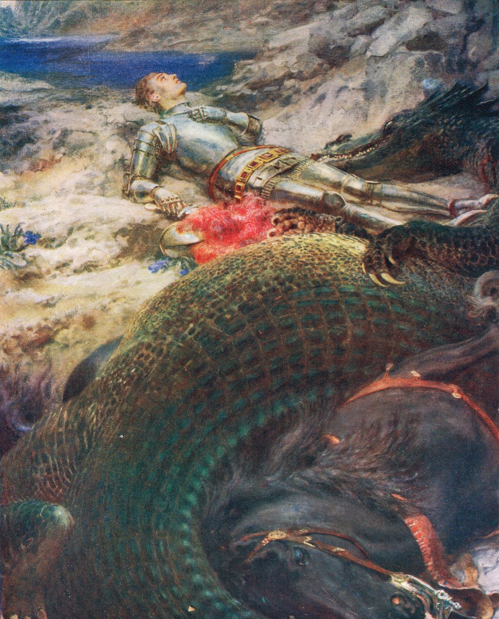 George and the Dragon, ilustrace z 